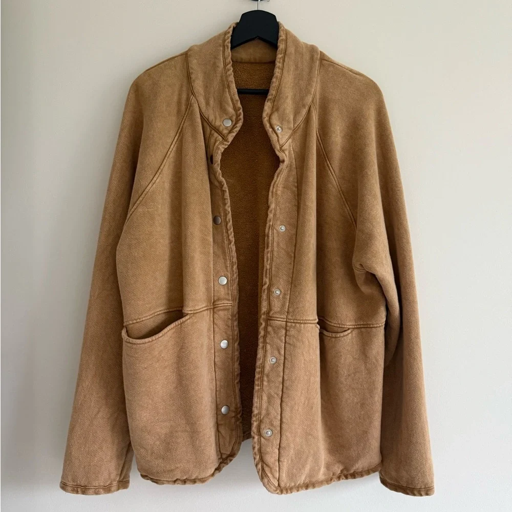 Sundry Button-Front Street Jacket - Picture 5 of 7